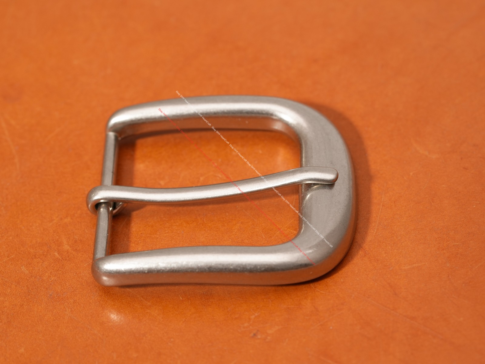 38MM Western Solid Metal Prong End Bar Leathercraft Belt Pin Buckle 3-Piece Set