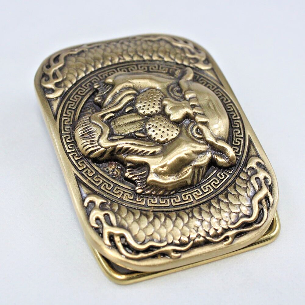 Solid Brass Tiger Belt Buckles Tongue Pin Belt Buckle Fits For 1.5 INCHES Belt