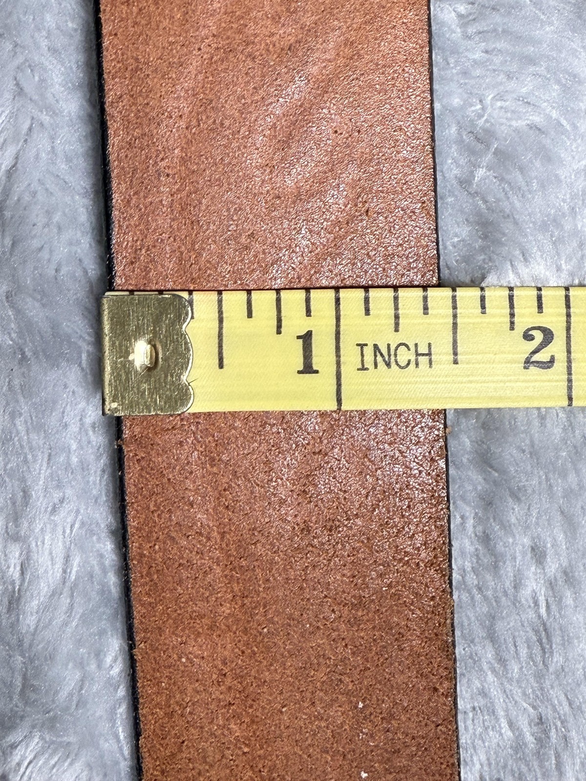 Vtg Solid Brass Id Rather Be Flying Belt Buckle & Leather Belt Pilot Aviation
