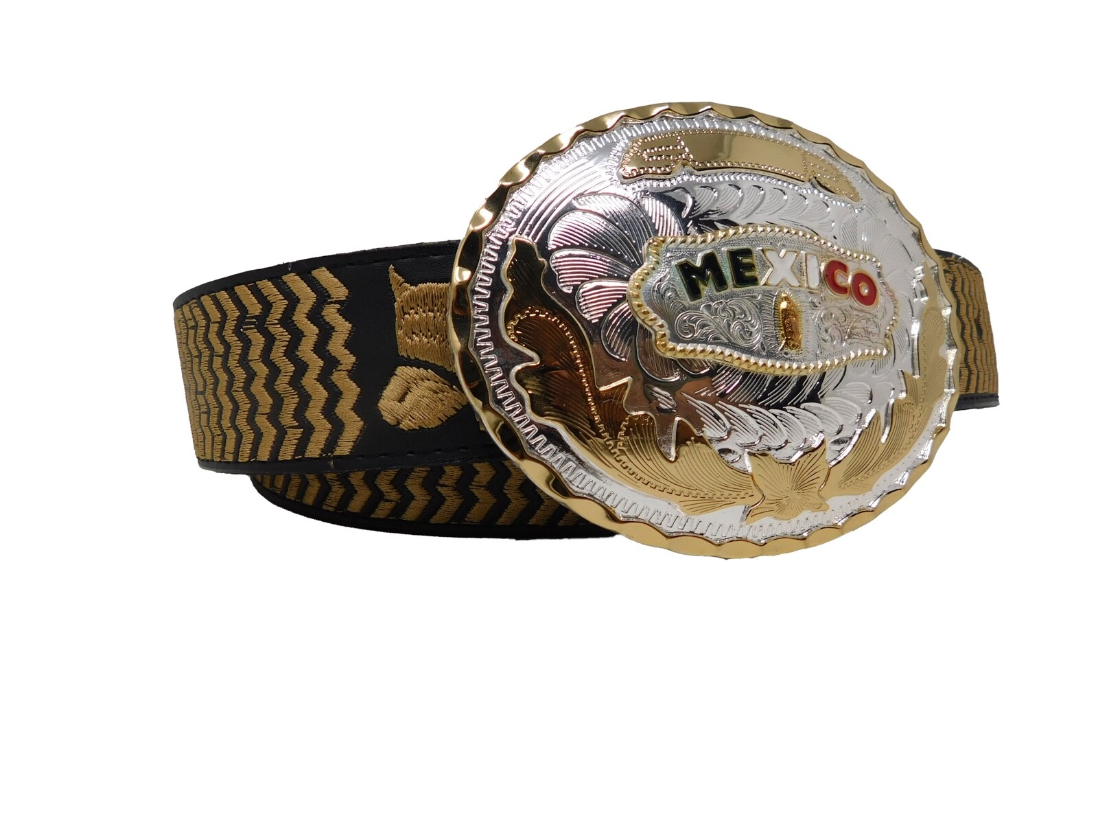 Belt Buckle Cowboy Sliver,Gold,Metal