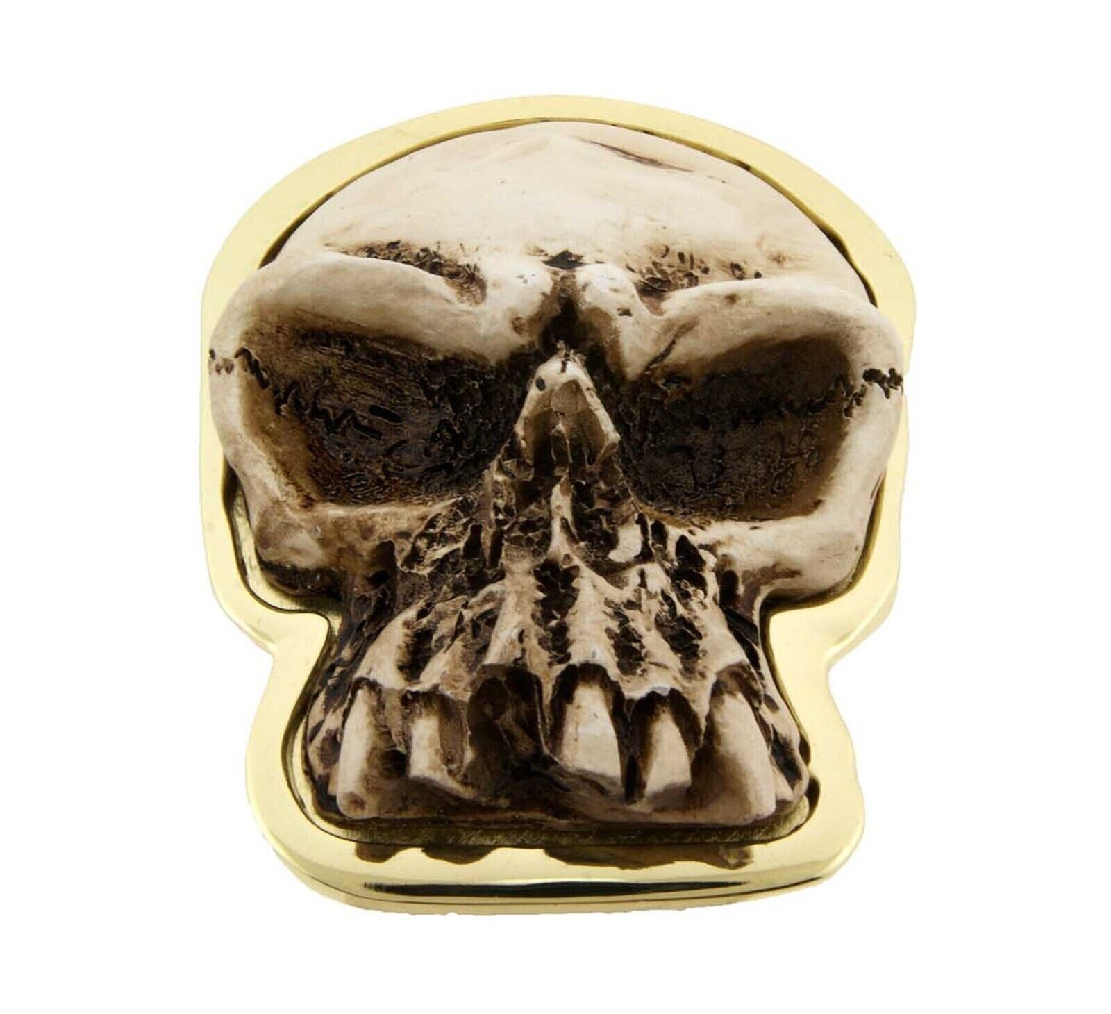 Skull Belt Buckles Halloween Costume Party Skeleton Cosplay GOTHIC TATTOO MEN