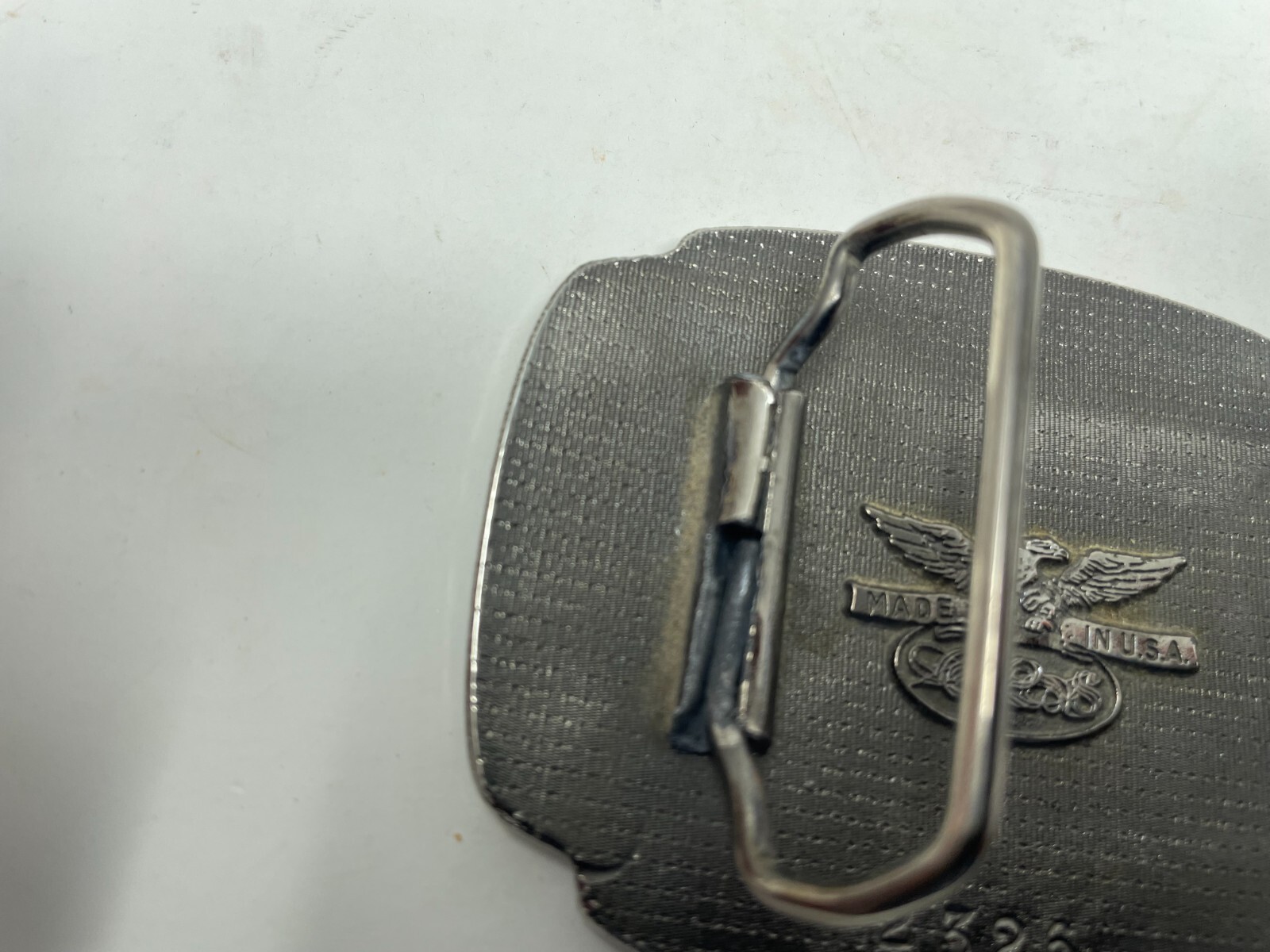 US Army Vietnam Veteran Belt Buckle Made In USA « We served our time in hell »