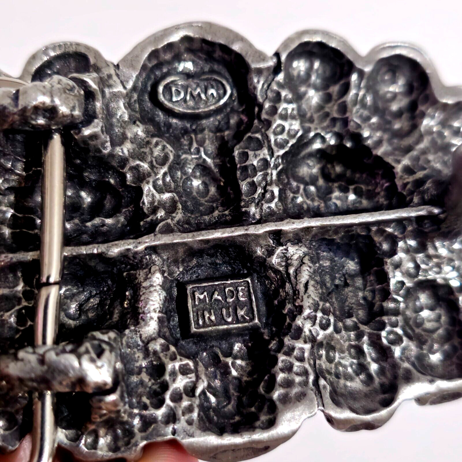 Multi Skull Belt Buckle UK Pewter Large Buckle Biker Punk 20 Skulls Buckle Only