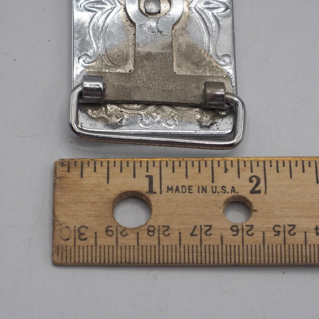 Belt Buckle Western Theme Covered Wagon Conestoga