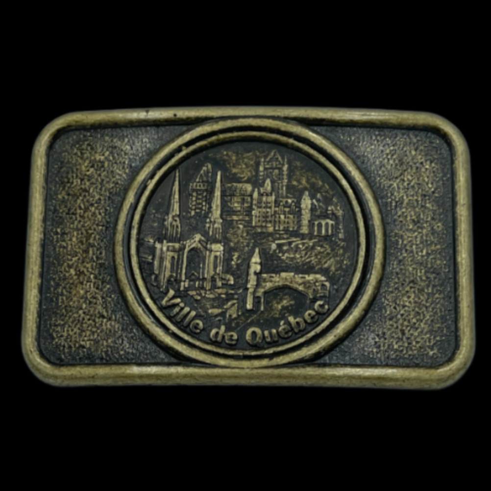 VILLE DE QUEBEC BELT BUCKLE BOUCLE DE CEINTURE