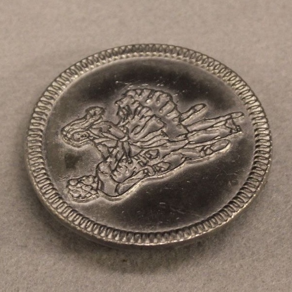 Couple Dancing – Pewter Circular Round Belt Buckle – Western, Square, Line, Etc