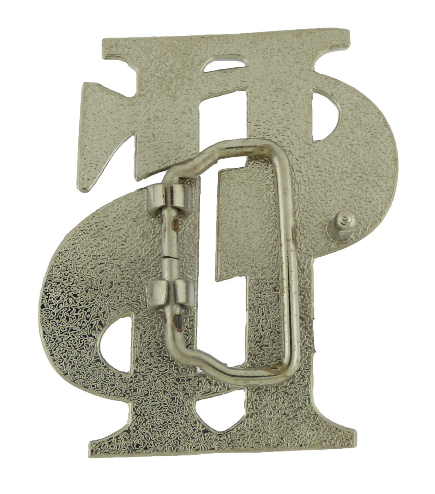 Dollar Sign Belt Buckle US Currency Blinged Out Silver Rhinestone Punk Hip Rock