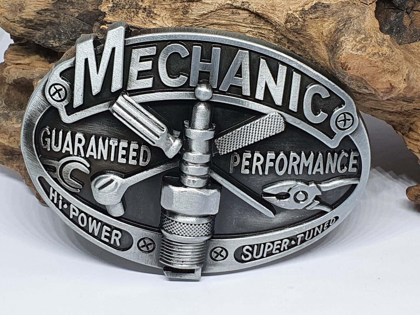 Mechanic Belt Buckle Biker Car Mechanic Wrench Spanner Grease Monkey Buckle Only