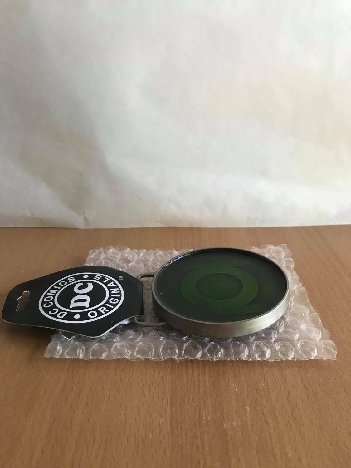 DC Comics: Green Lantern Embelm All Green Circle Belt Buckle *NEW*