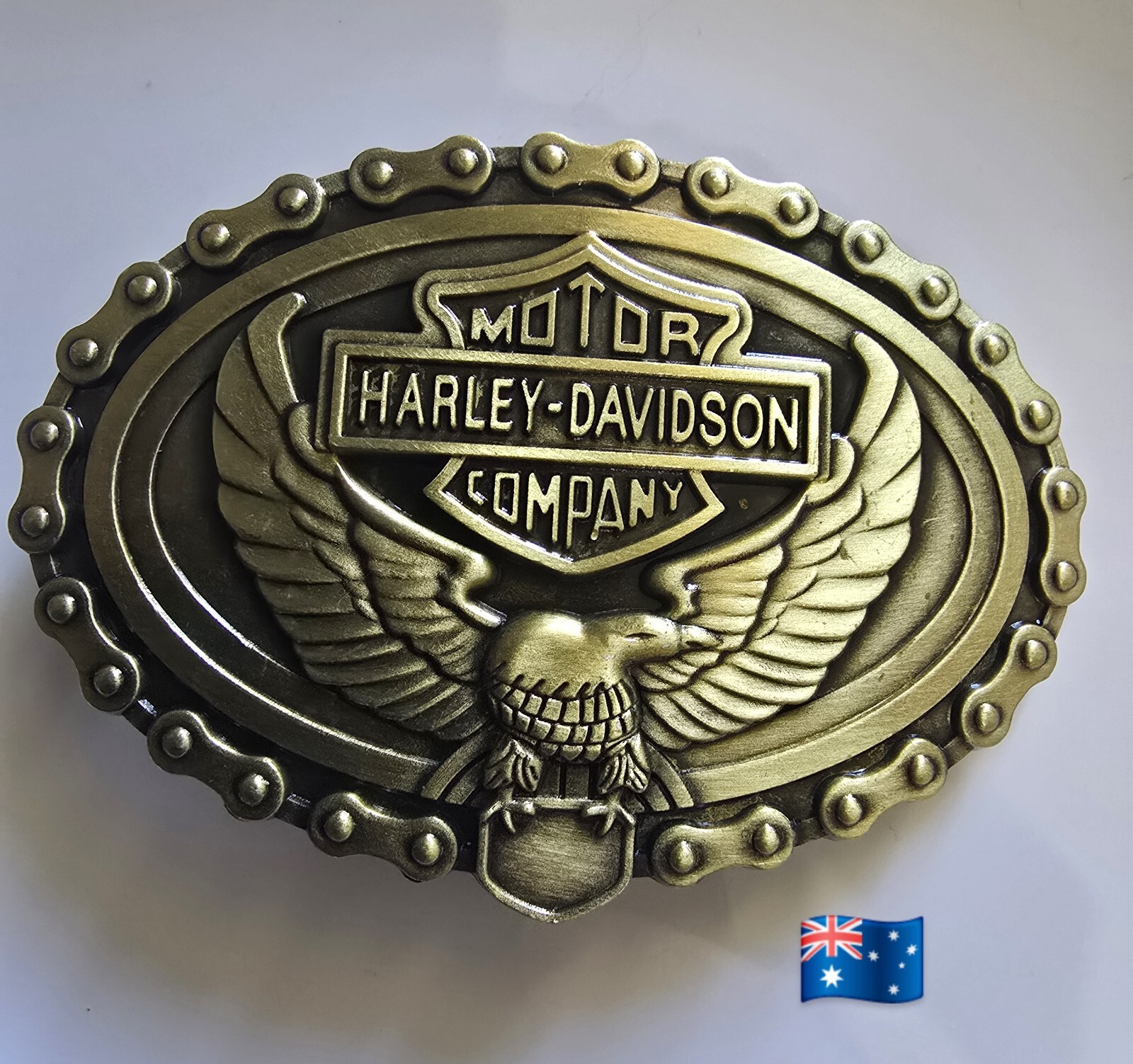 1pce Motorbike Company Belt Buckle 9x6cm Suit 4cm Belt Width