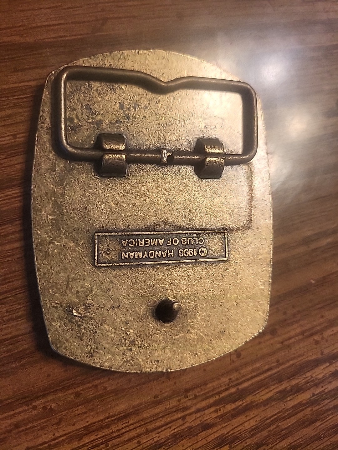 Handyman Club Of America Life Member Tool Shop Carpenter 1996 Belt Buckle BRASS