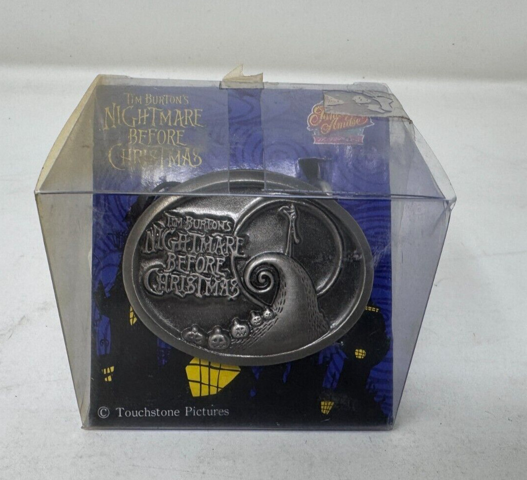 Nightmare Before Christmas SEGA Japanese Belt Buckle Jack on the hill 1998 – NEW