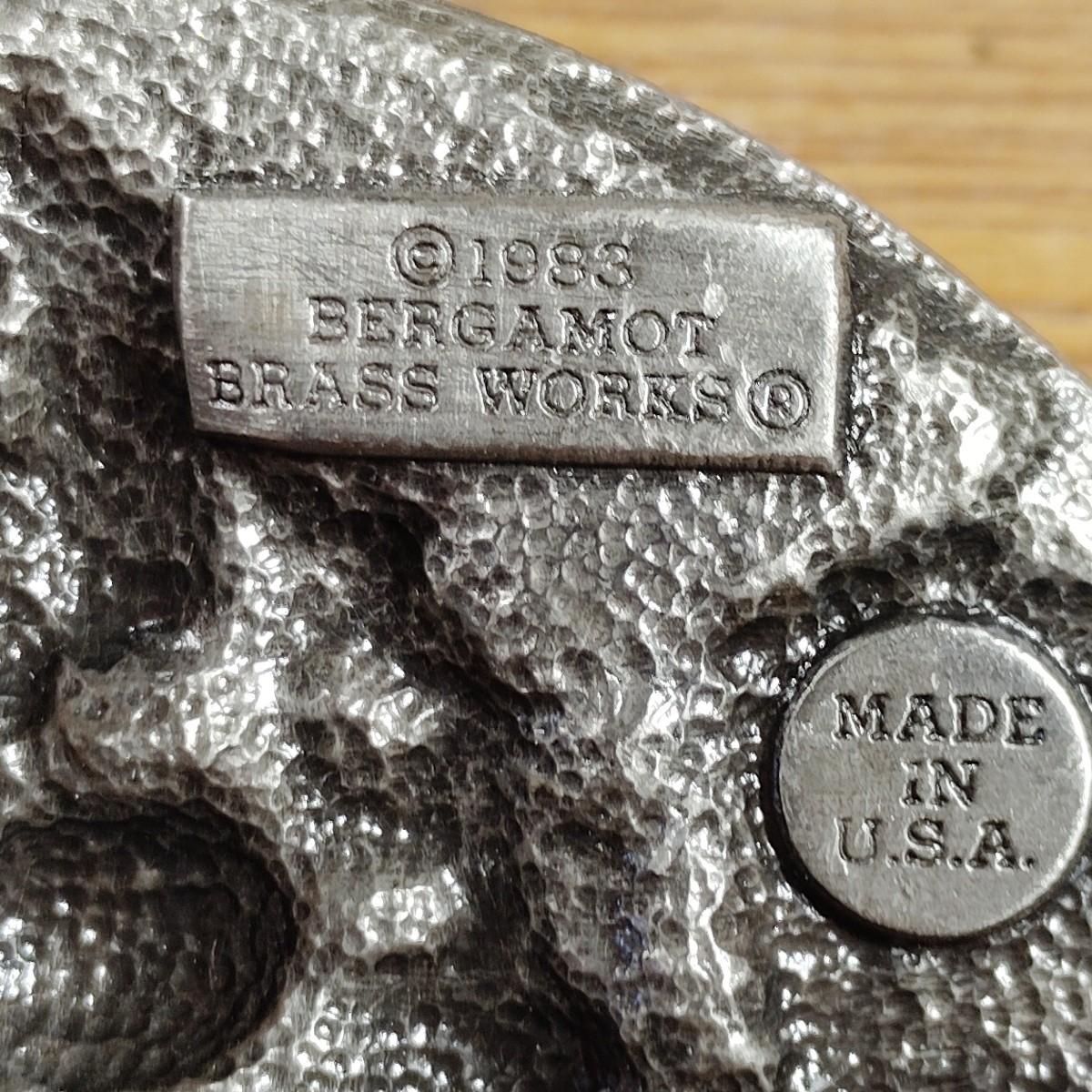TWO Vintage Bergamot Brass Works Sailing Ship Belt Buckle Kipling 1980&rsquo;s USA