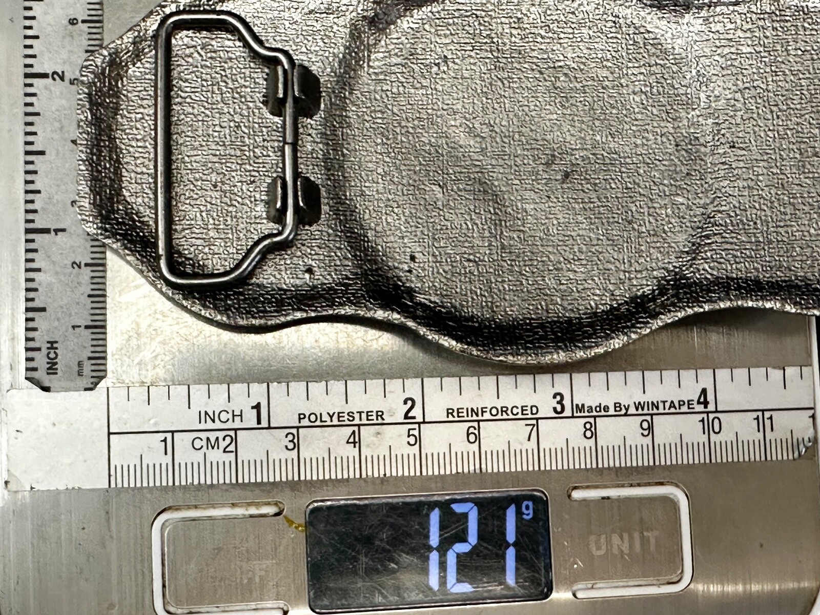 LA Los Angeles Fire Department 1888 Silver TFJ LARGE 6&Prime; Wide Belt Buckle