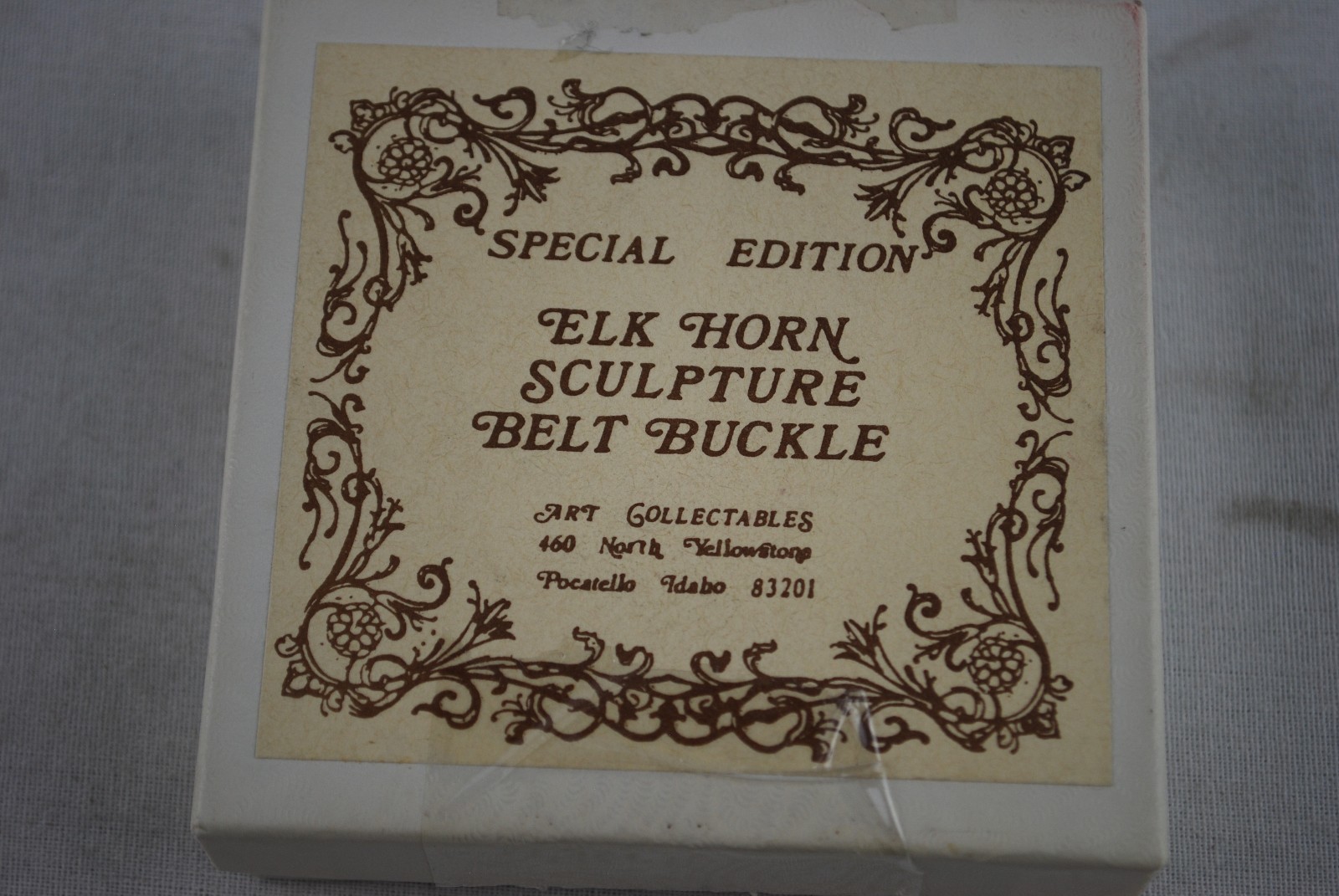 ELK HORN Sculpture Belt Buckle Handmade Idaho « Special Edition » Pheasant Bird