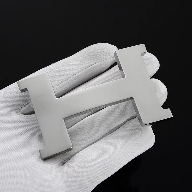 38mm H Silver Brushed Metal Belt Buckle Hardware Replacement