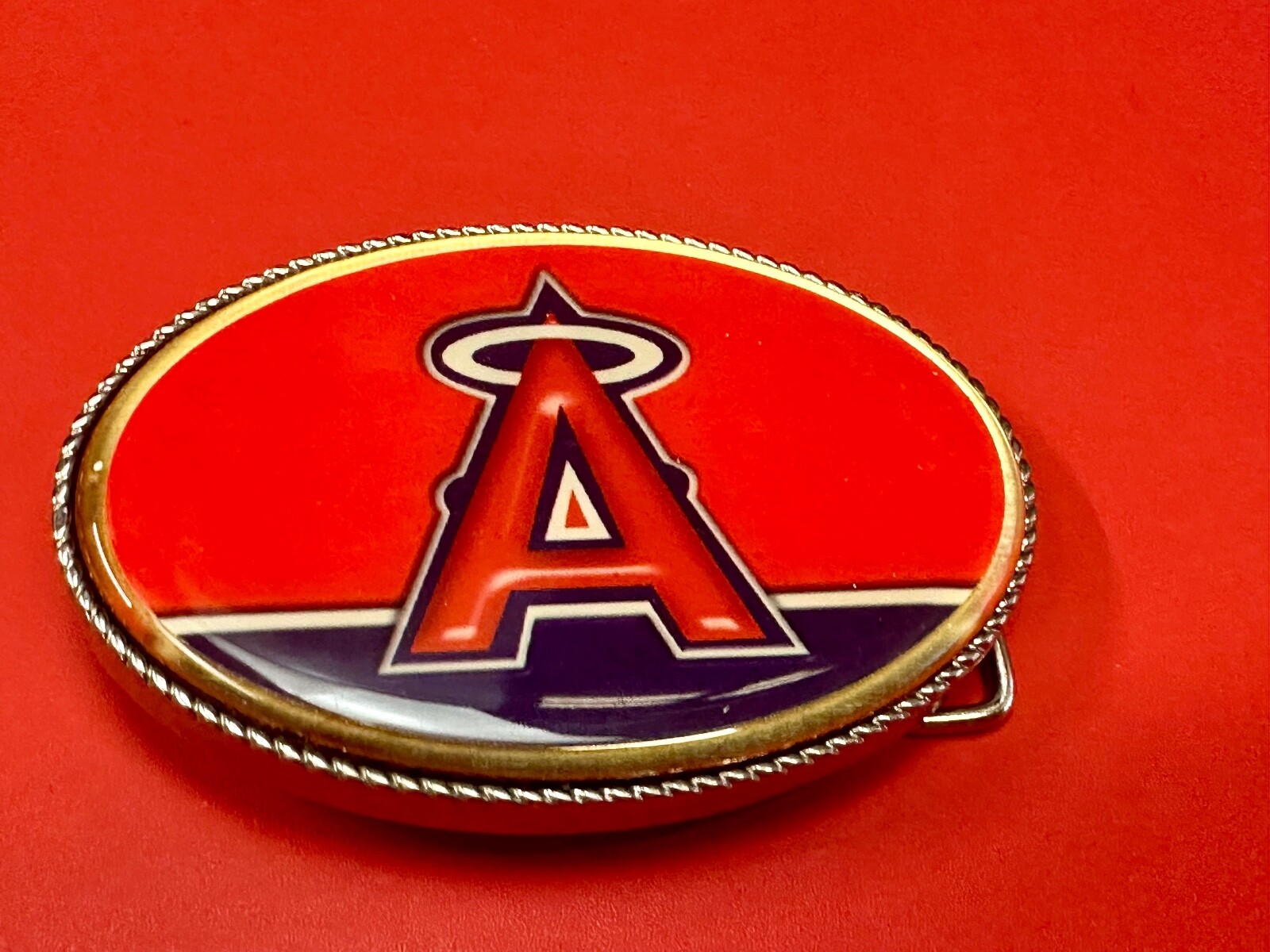 Los Angeles Anaheim Angels Ca Baseball Led Lights Belt Buckle W/ Fresh Battery!