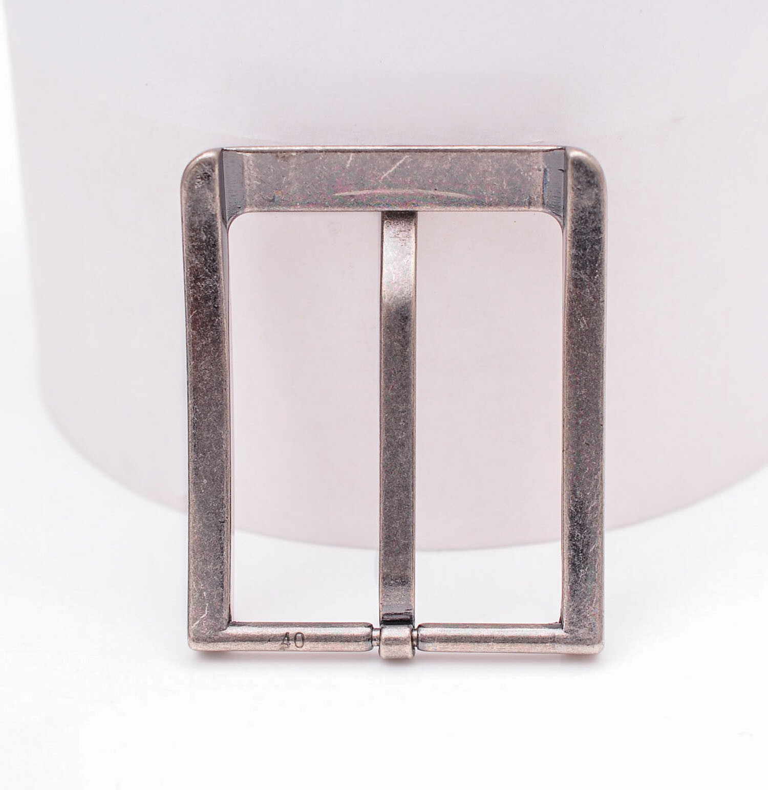 1-1/2&Prime; (40 mm) Nickel Free Single Prong Rectangular mens Belt Buckle Replacement