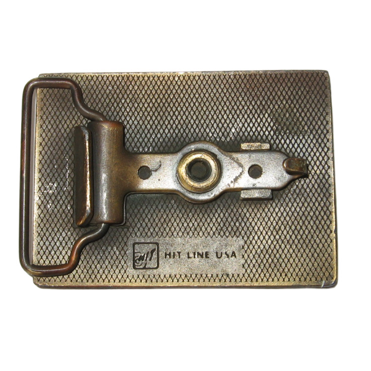 ELK WELL SERVICE INC. Hit Line USA Vintage Belt Buckle