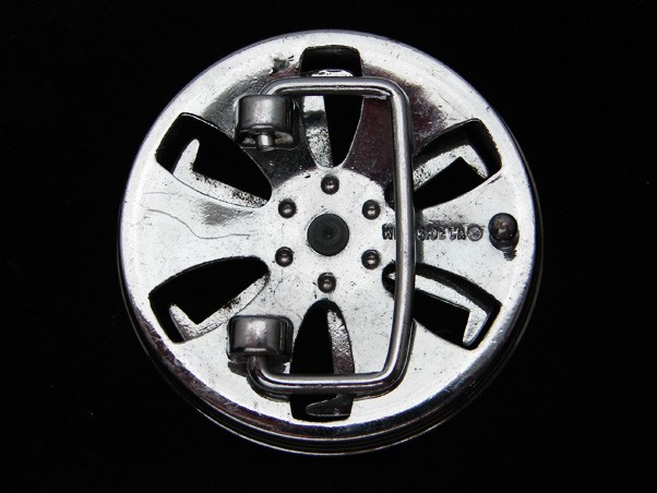 RB01101 REALLY COOL **SPINNING RIM** CAR & AUTO BELT BUCKLE