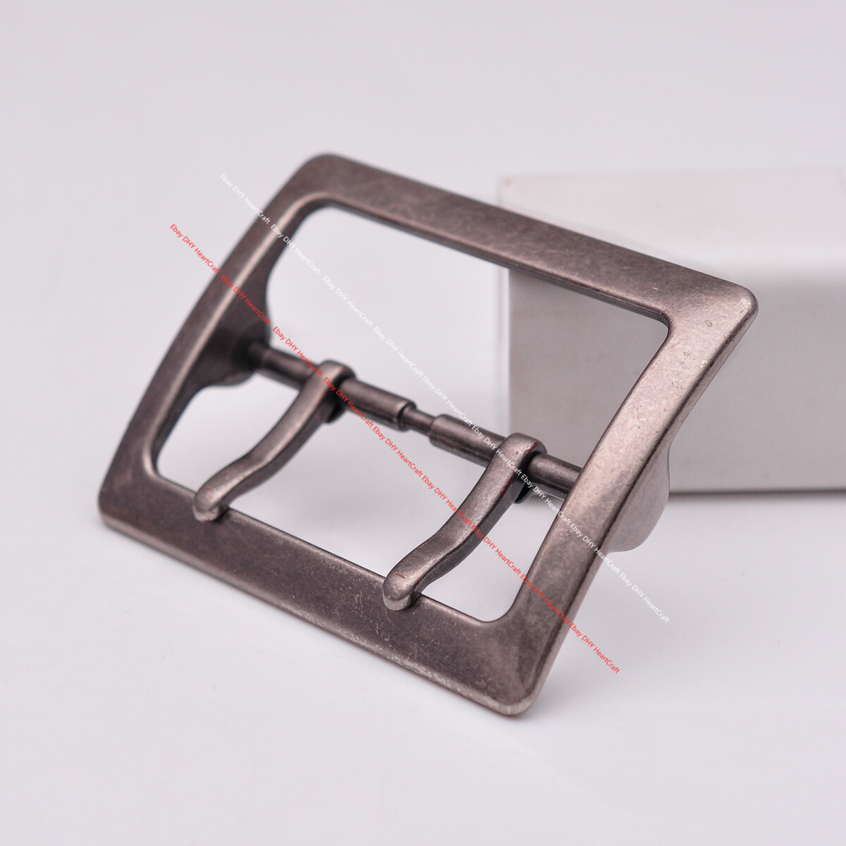 Western Leathercraft Wide End Bar Double Pin Belt Buckle Replacement fits 55mm