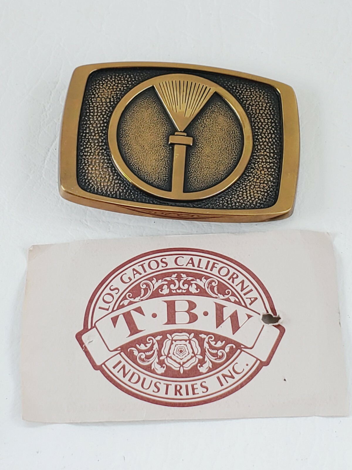 COEN BURNER VINTAGE BELT BUCKLE Brass, 1980&rsquo;S RARE MADE IN USA