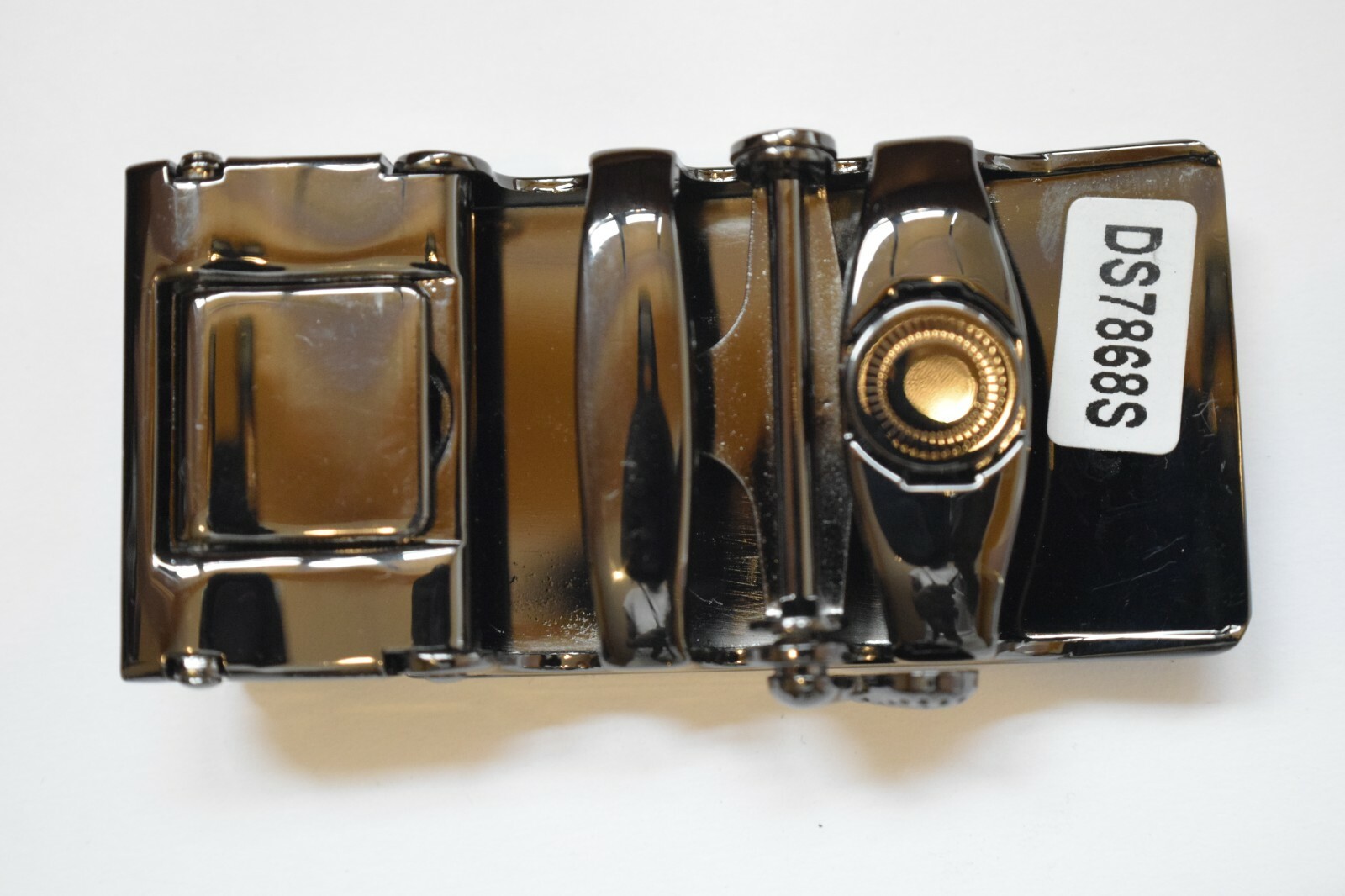 Men&rsquo;s Belt Buckle Auto sliding Self locking ratcheting track line buckle #68S