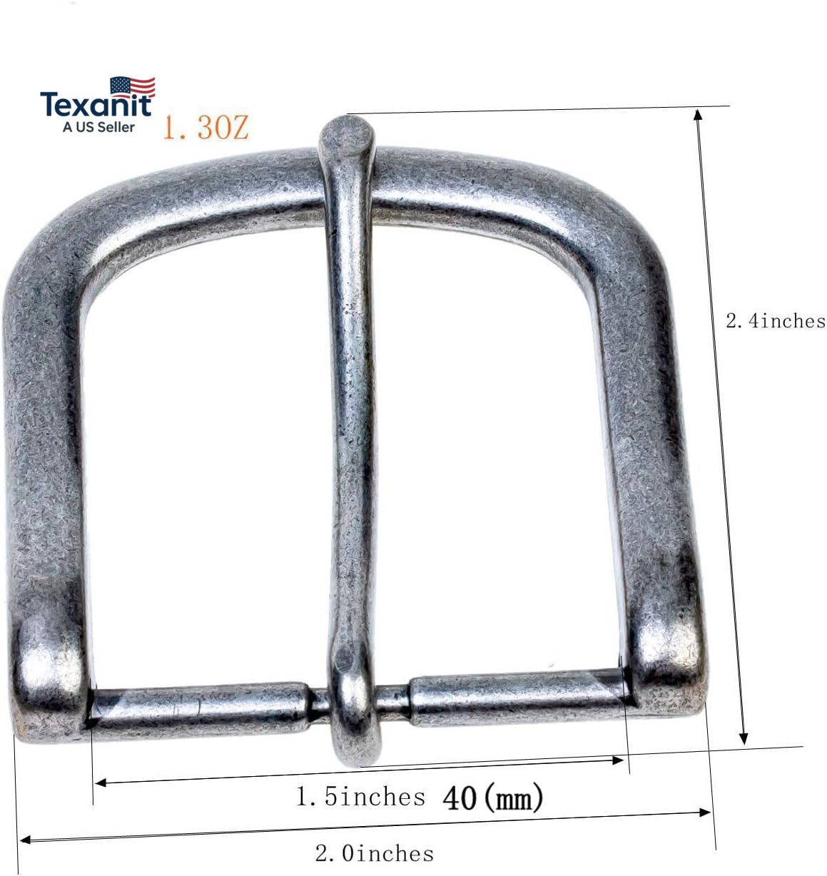 1.5&Prime;(38Mm-40Mm) Belt Buckle Men&rsquo;S Replacement Single Prong Buckle Belt Accessori