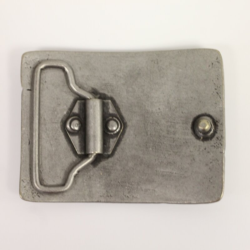 Double Anchor Belt Buckle in Antique Silver – Maritime Metal Buckle