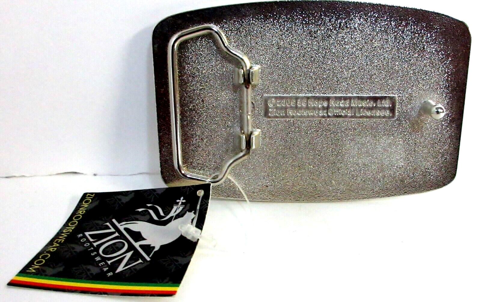 2006 BOB MARLEY Nickel Finish Belt Buckle Multicolor Metal New / Lot Of 5