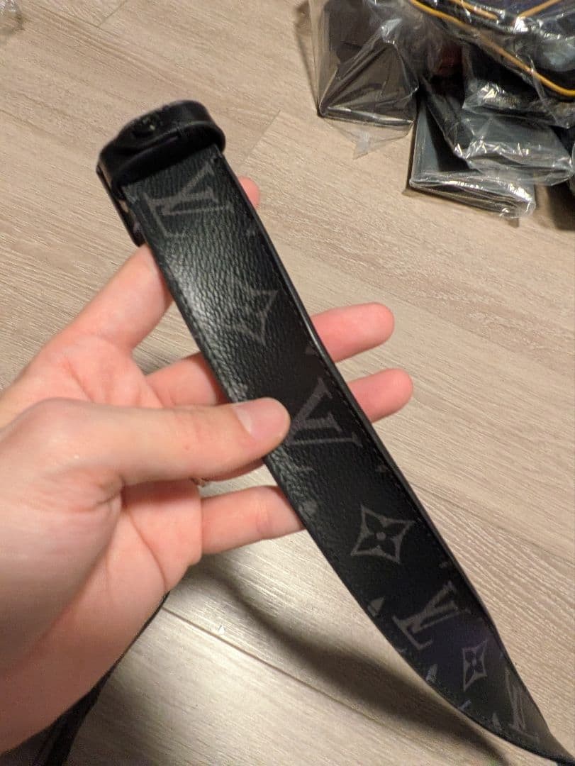 Louis Vuitton Pre-Owned Monogram Eclipse Suntulle Belt