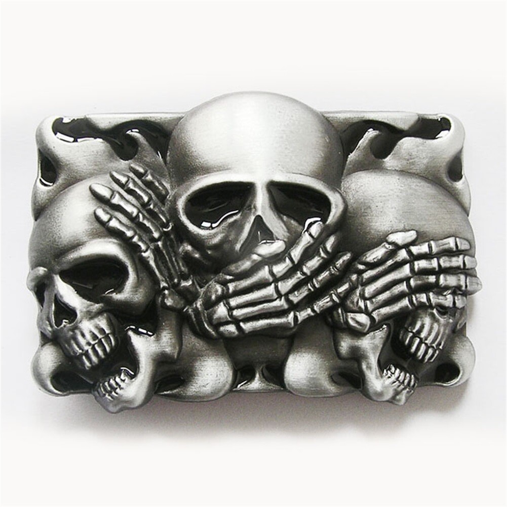 Tattoo Skull Country Music Guitar Belt Buckle Mix Styles Choice also Stock in US