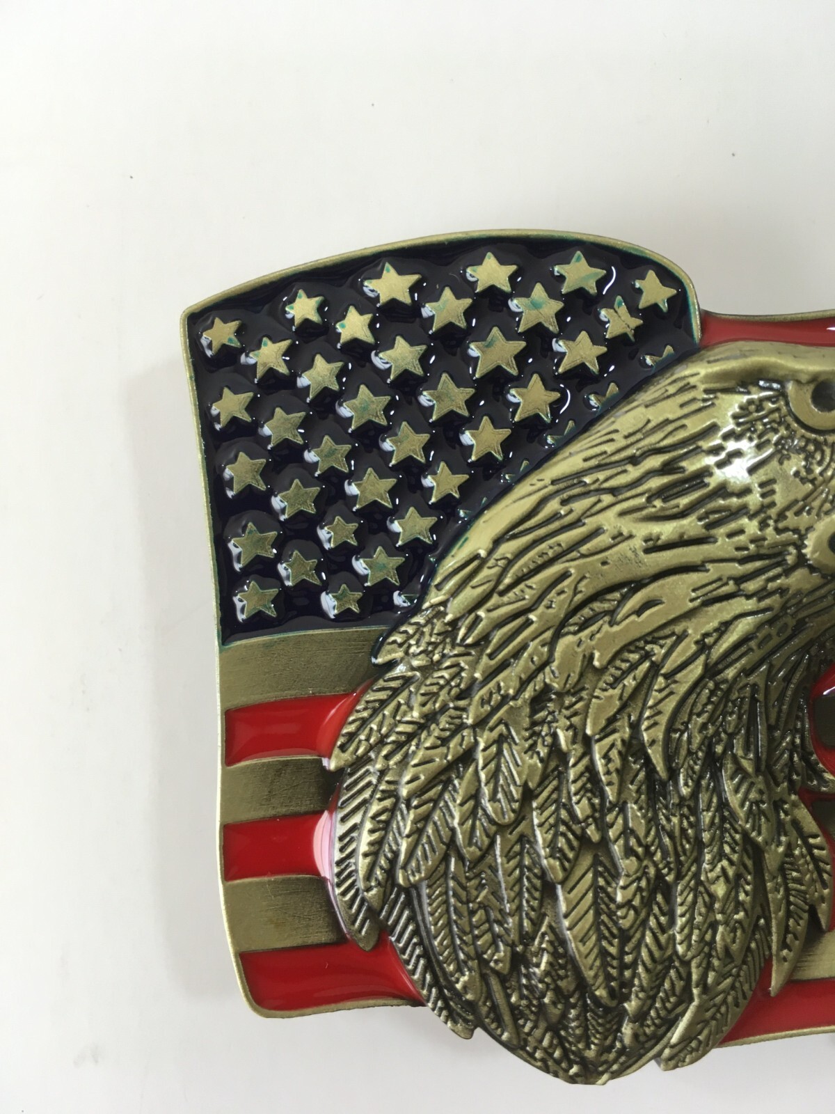 American Flag Belt Buckle with Bald Eagle Belt Buckles USA Mens Belt Buckles