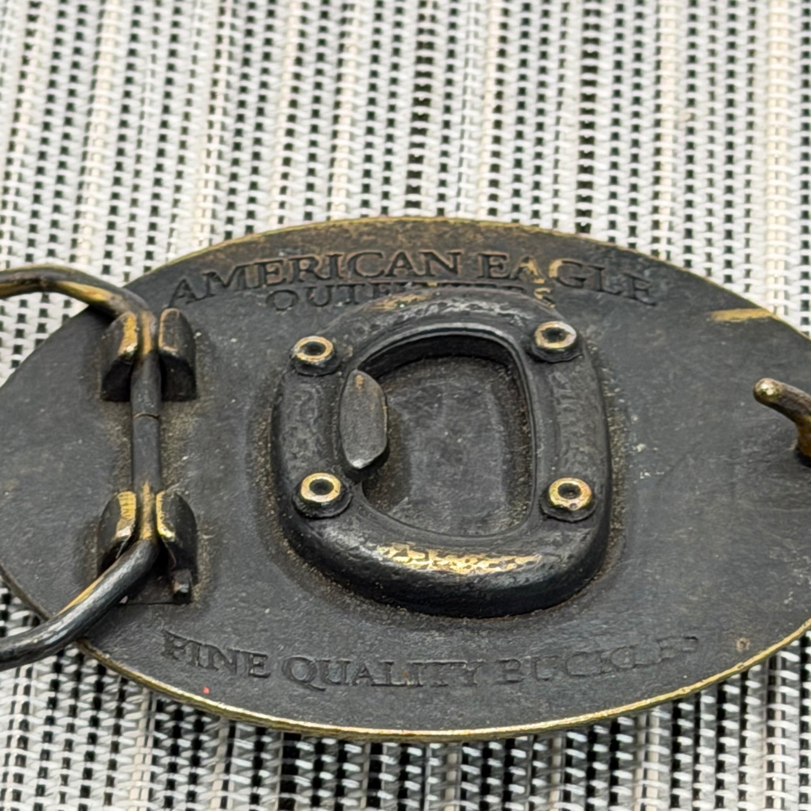 American Eagle Outfitters Belt Buckle Brass Eagle Bottle Opener Vintage Style
