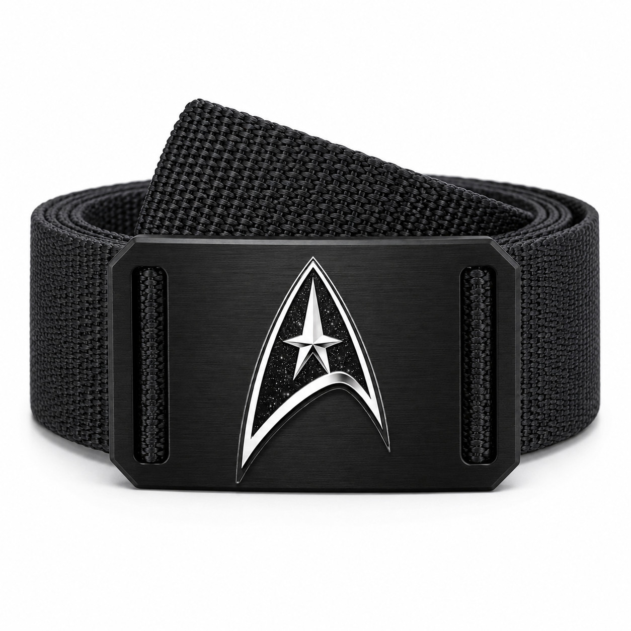 CRIOS Branding Belt Unisex Aluminium Buckle Star Trek Aluminium