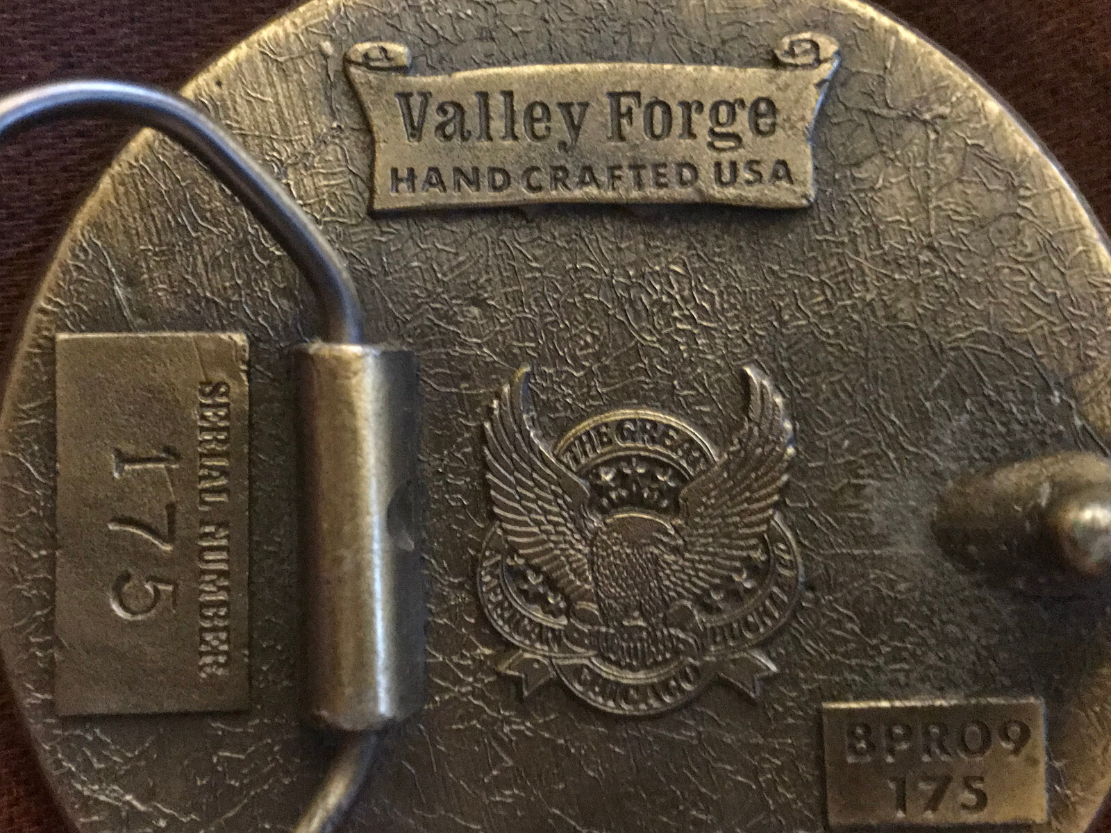 *** Valley Forge North Dakota Buffalo Nickel Limited Edition Belt Buckle