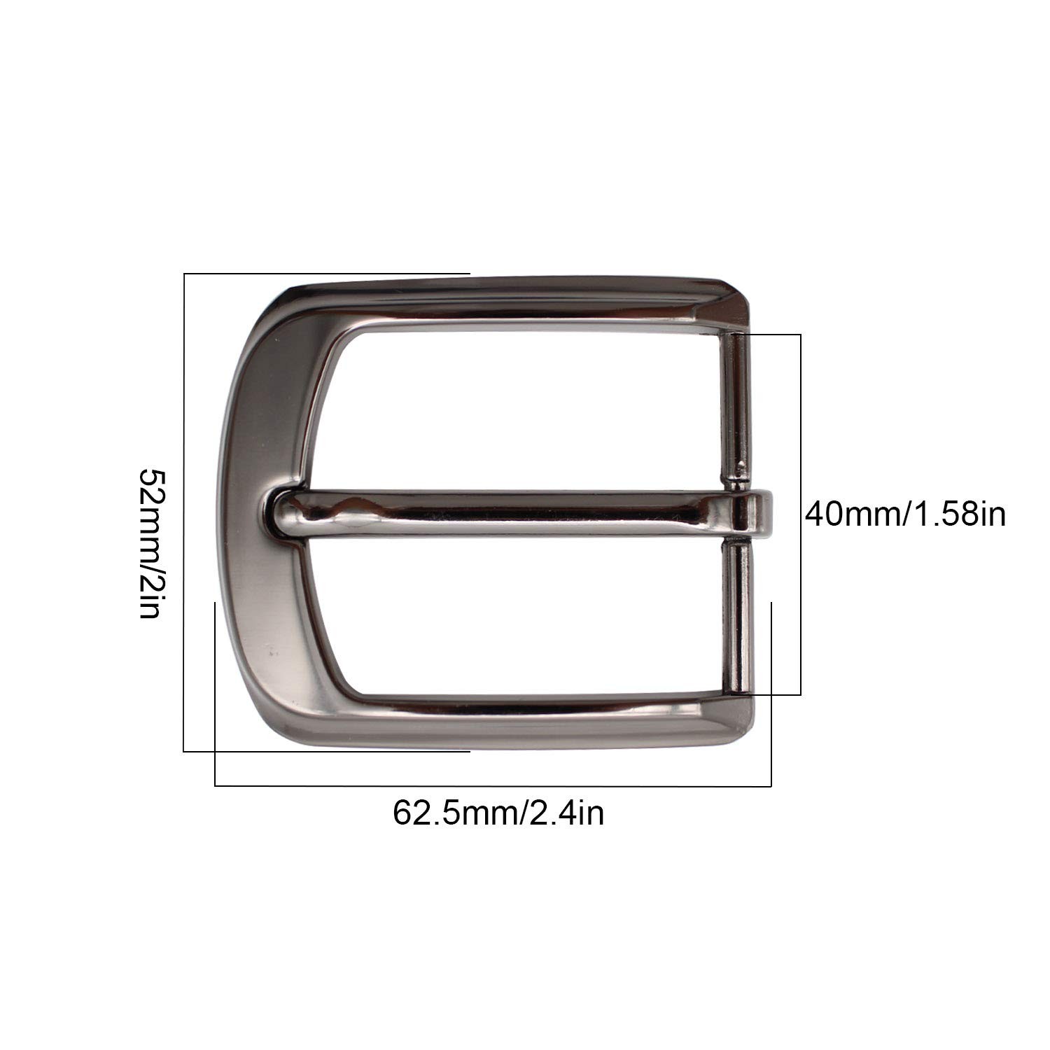 Belt Buckles, Belt Buckles for Men 40mm, Made of a Zinc Alloy, Me…