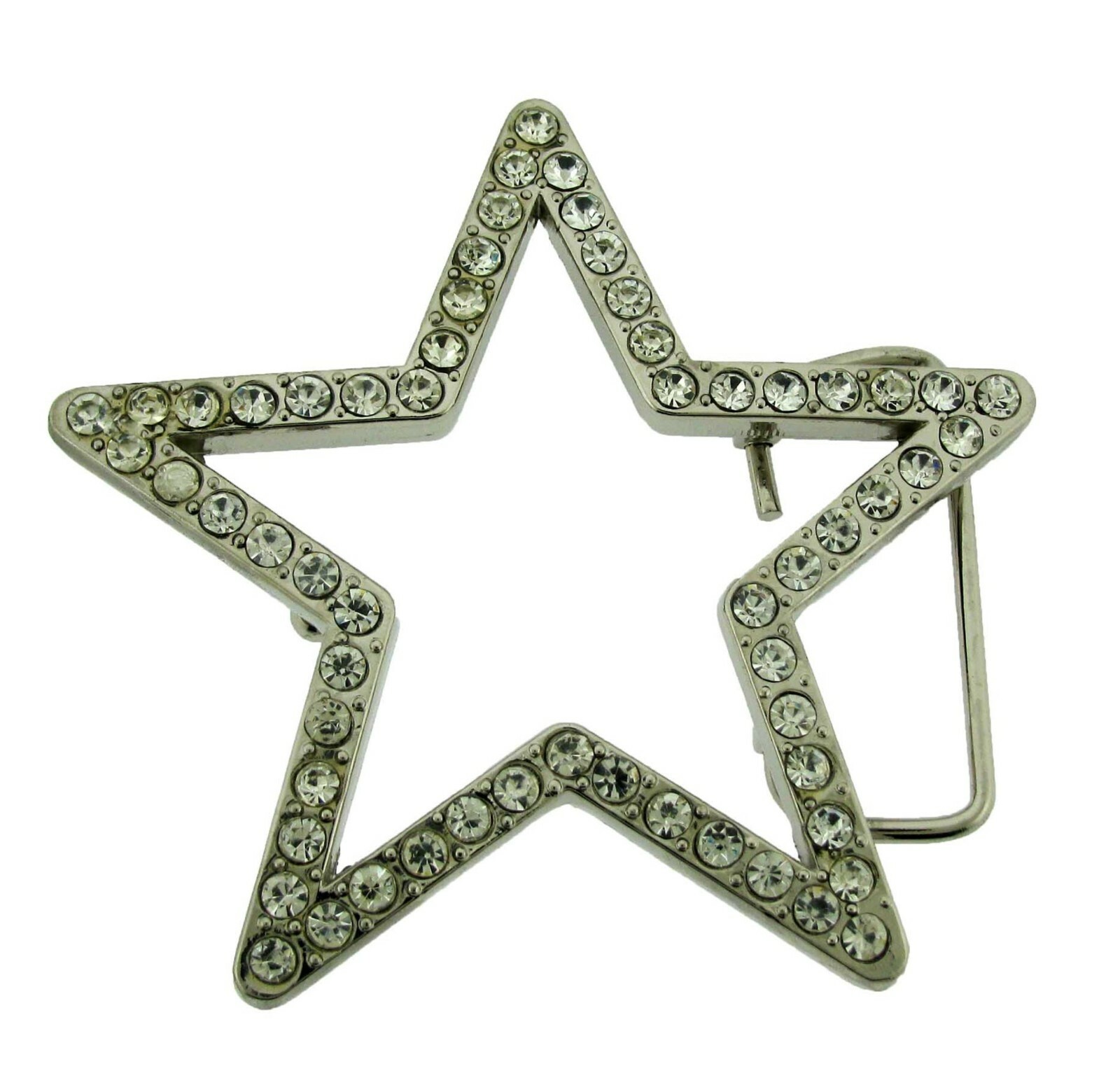 Lonestar Texana Cowgirl Rodeo Western Belt Buckle Girly Rhinestones Blinged Out
