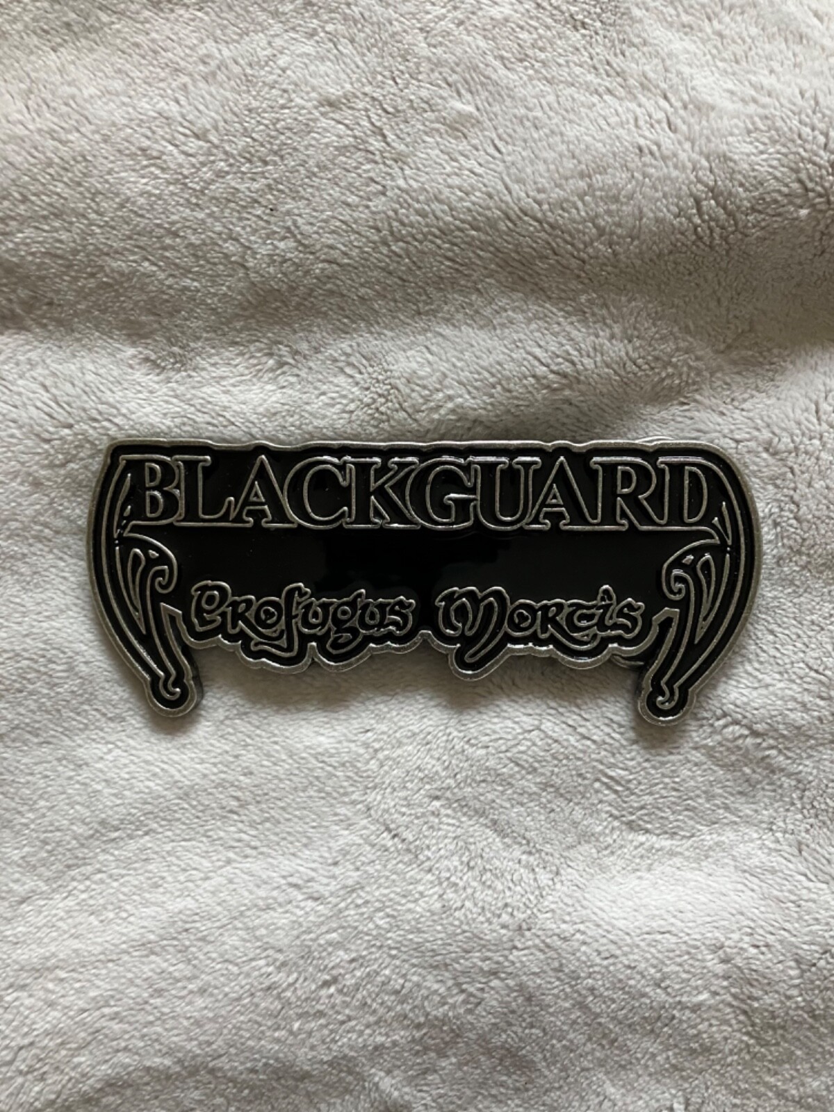 Vintage Blackguard Profugus Mortis Canadian Death Metal belt buckle RARE! Quebec