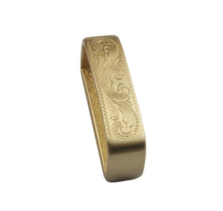 1PCS Solid Brass Carved Pattern Belt Spacer 40mm #92494