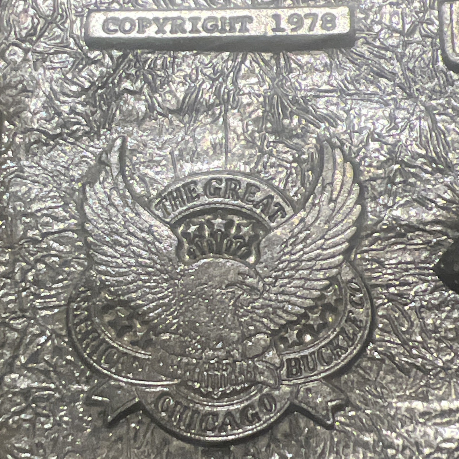 VTG Multicolor Enamel I&rsquo;d Rather Be Hunting The Great American Buckle Co. #H529