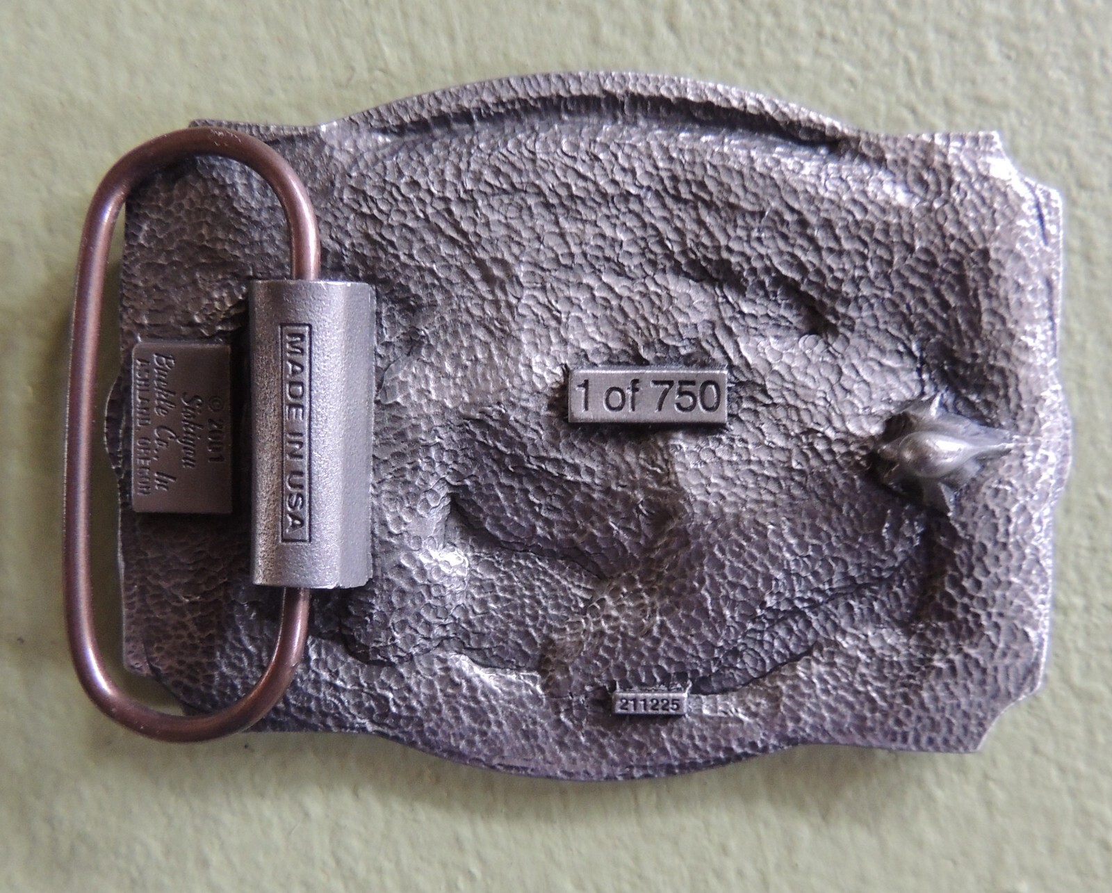 Limited Edition #1 of 750 Belt Buckle Rocky Mountain Brake 2002 Casper WY Elko N