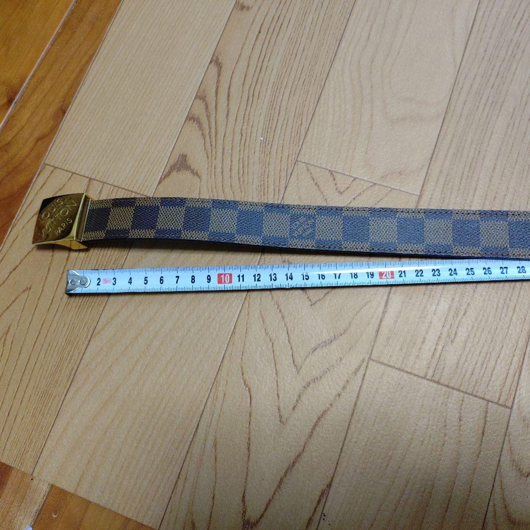 Louis Vuitton Pre-Owned Damier Belt Navy Brown