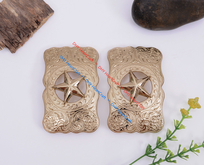 WESTERN COWBOY COWGIRL CHAMPION GLOD TEXAS RANGER STAR RODEO TROPHY BELT BUCKLE