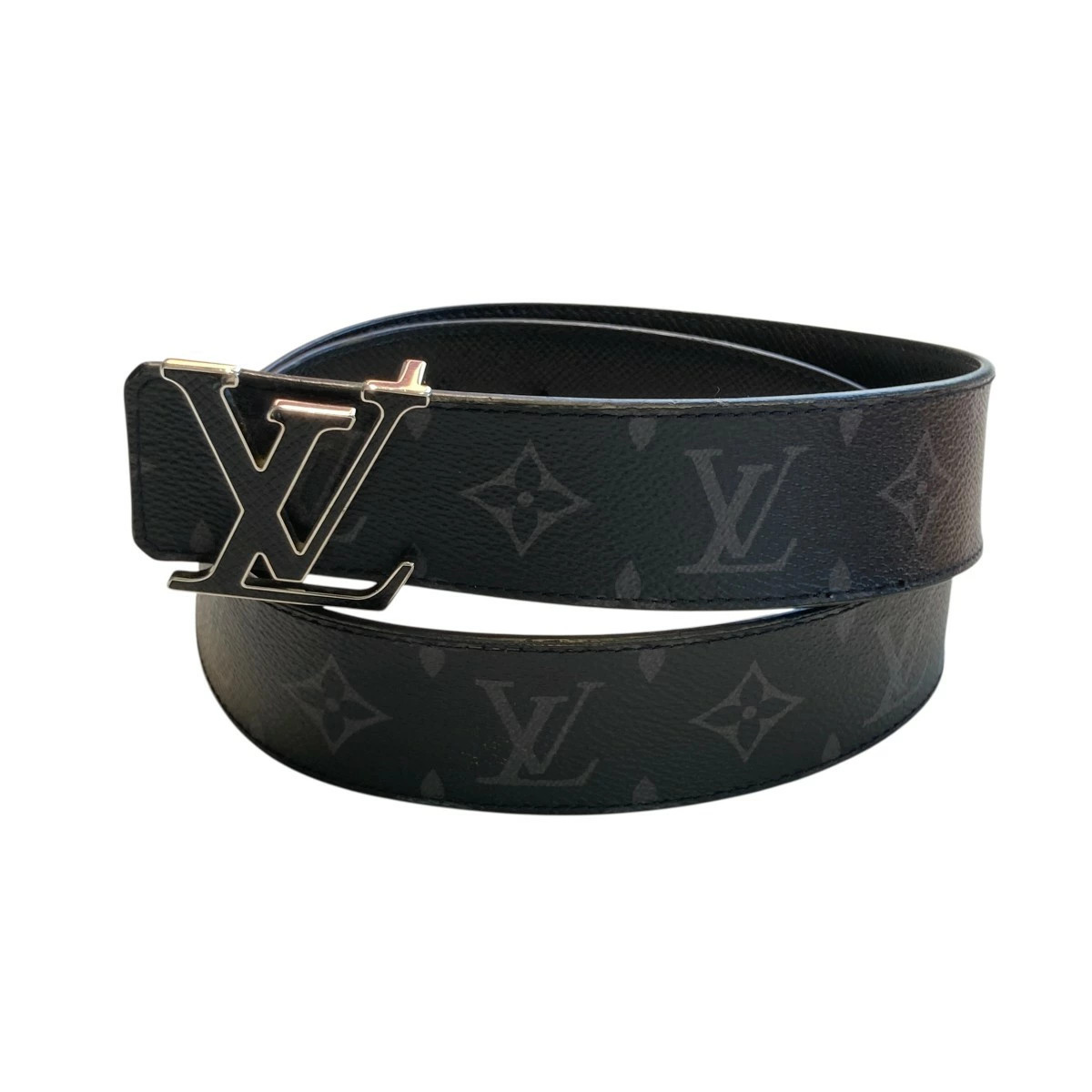 LOUIS VUITTON LOUIS VUITTON Belt M0157 Gray Size: 85 34