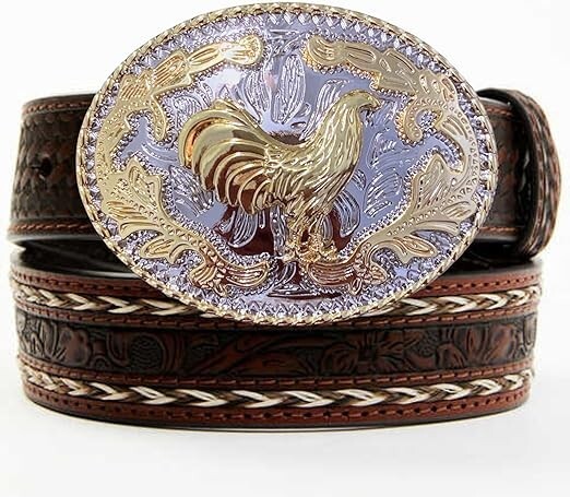 Chicken Rooster Western Rodeo Gold Tone Design Fashion Cowboy Belt Buckle