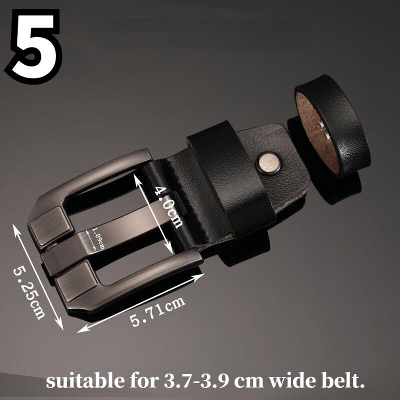 37-39mm Wide Buckle Men PU Leather Alloy Belt Buckle Head Pin Buckle Replacement