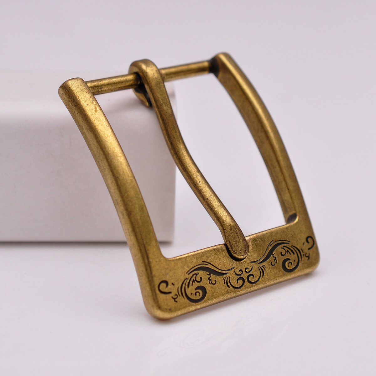 Casual Brass Single Prong Pin Leathercraft Men Replacement Leather Buckle 35mm
