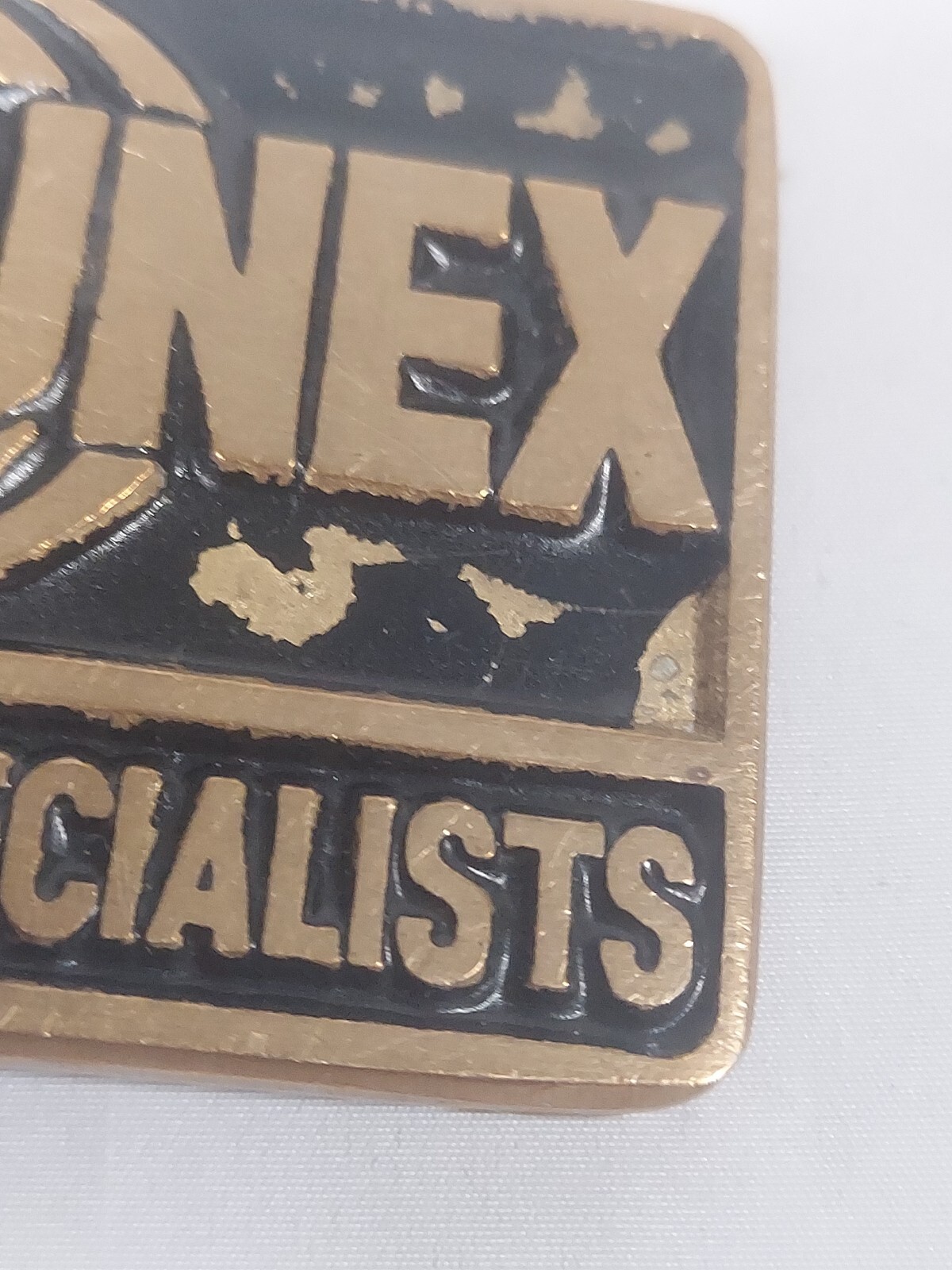 Dynabuckle Brass TUNEX Transmission Belt Buckle Large Cast Metal