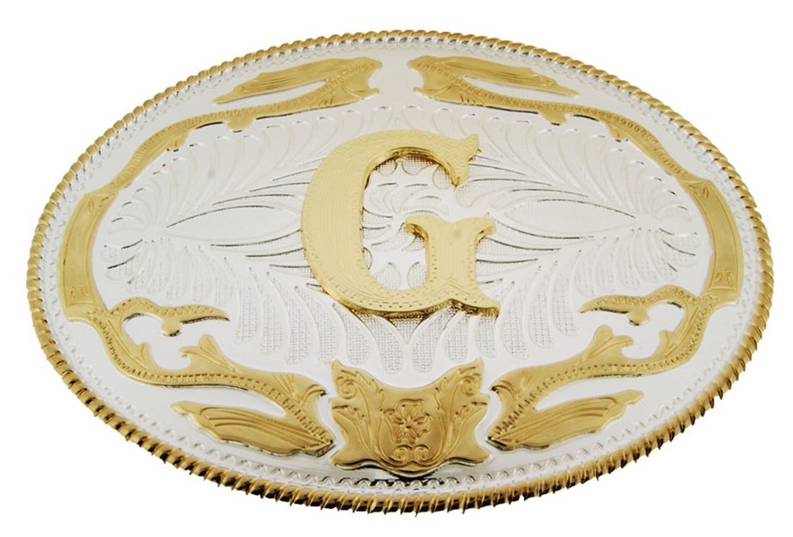 New Men Women Big 5 » W 4 » H Western Cowboy Real Rodeo Style Gold Silver Metal